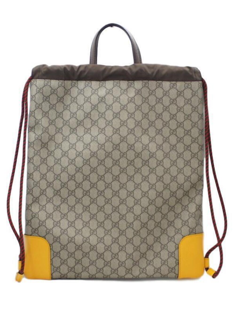 Gucci GG Supreme Drawstring Backpack